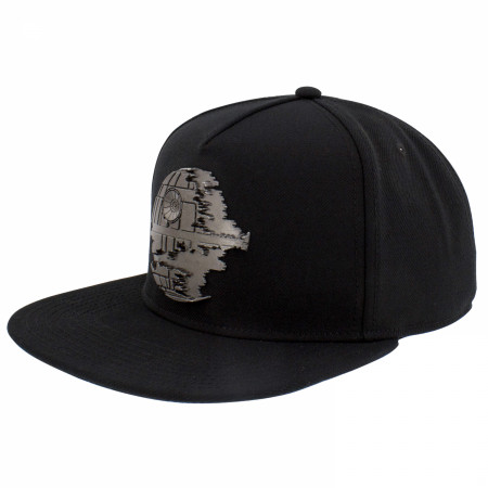 Star Wars Destroyed Death Star Flatbill Snapback Hat